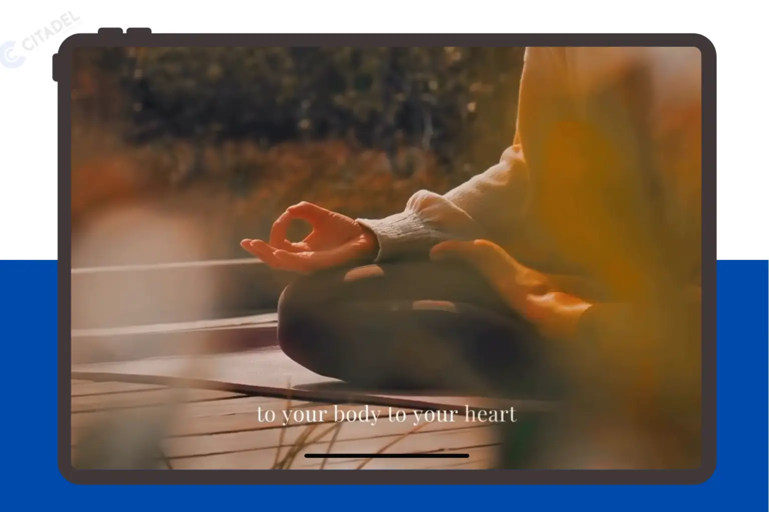 Created a calming retreat video for a wellness retreat